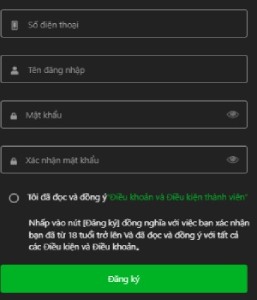 Đăng ký JBO